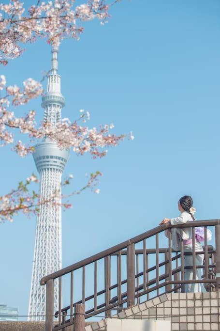 東京都203 Oshiage Sta 3Mins Walk! Wi-Fi Elevator 4Paxアパートメント エクステリア 写真