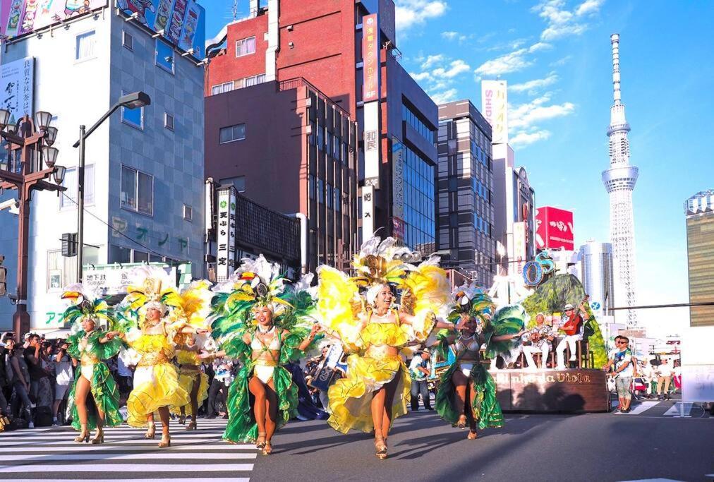 東京都203 Oshiage Sta 3Mins Walk! Wi-Fi Elevator 4Paxアパートメント エクステリア 写真