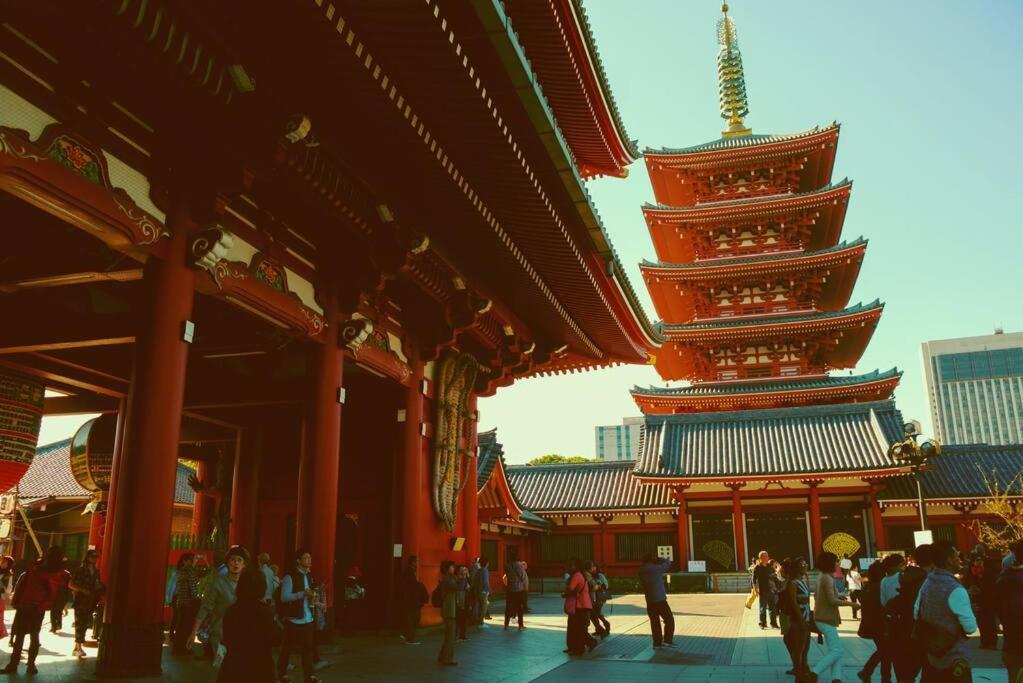 東京都203 Oshiage Sta 3Mins Walk! Wi-Fi Elevator 4Paxアパートメント エクステリア 写真
